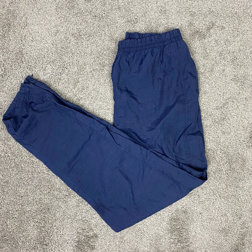Vintage‎ blue 90s reebok track pants